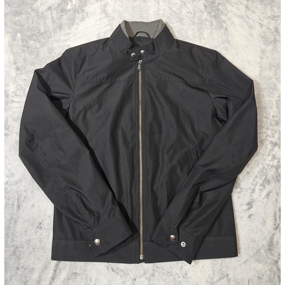 Banana Republic Women's Black Full Zip Bomber Jacket w/ Pockets Size Small